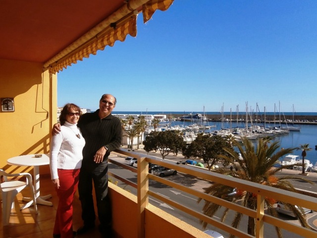 Our hosts, Esmeralda and Raul showed us this apartment in Villajoyosa, just south of Benidorm.  Too bad we could not afford it.
