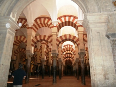 The Mosque covers an area of over 250,000 sq. ft. with over 800 columns spread throughout.