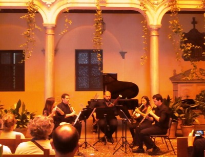 Classical music played by students of the music conservatory made our Granada visit complete.