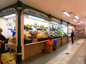 The Central Market of Torrevieja, where I purchased dried figs and apricots.