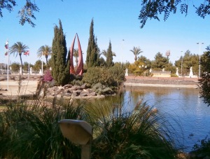 A typical sunny day at one of Torrevieja's many local parks.